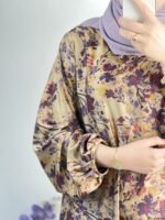 Duo en soie (mauve)