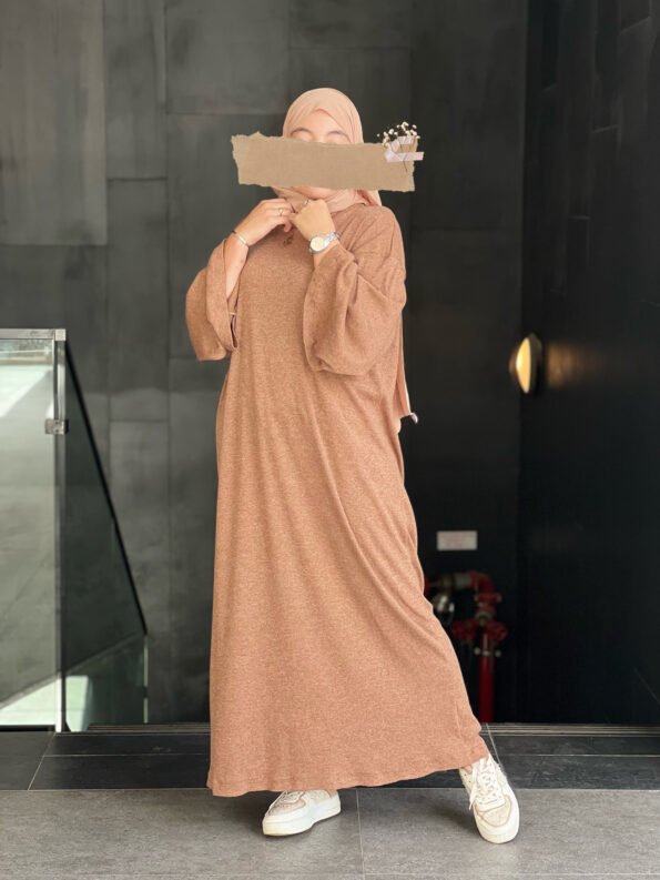 Robe En Laine Maxi