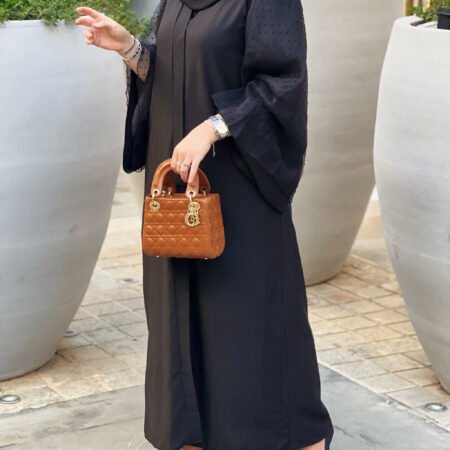 Abaya Organza -Black-