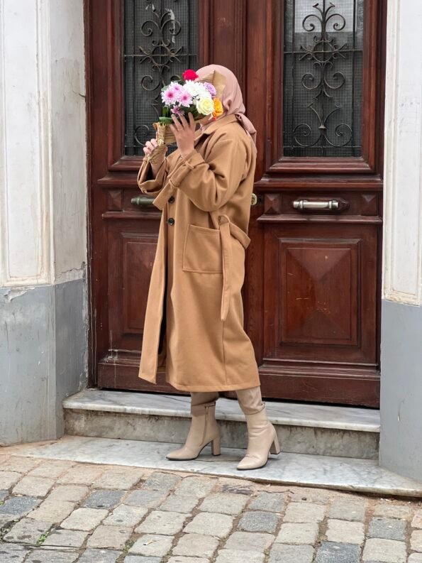 Oversized Coat -Camel Clair-