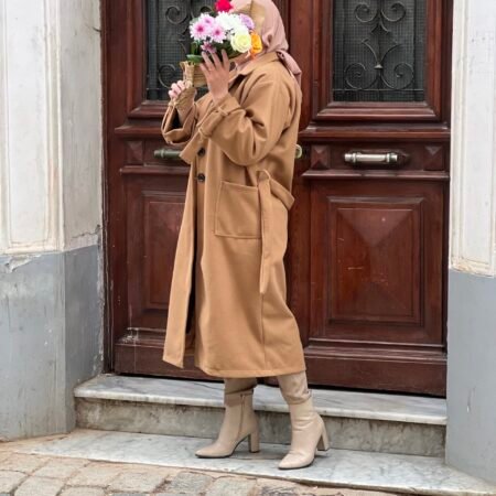 Oversized Coat -Camel Clair-