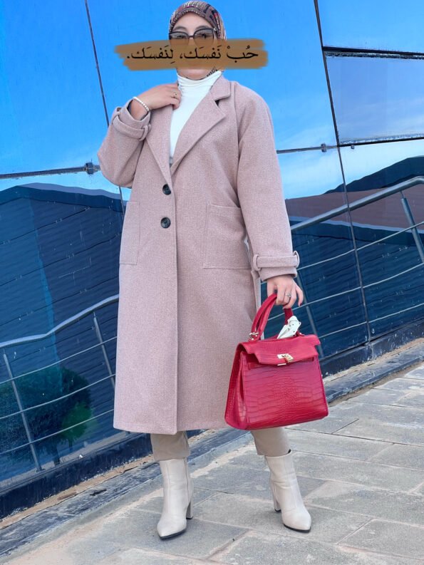 Oversized Coat -Vieux Rose-