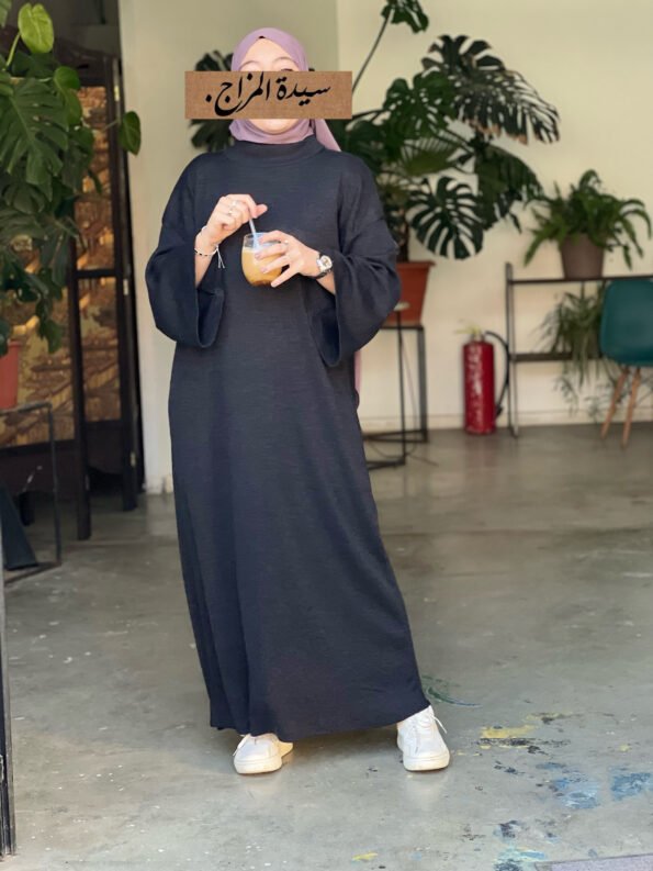 Robe En Laine Maxi