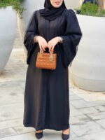 Abaya Organza -Black-