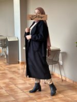 Oversized Coat -Noir-