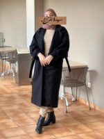 Oversized Coat -Noir-