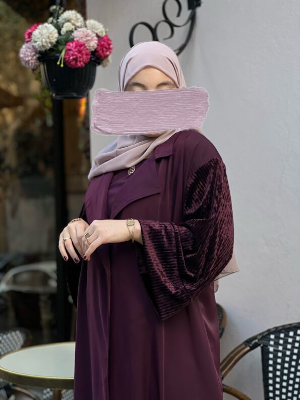 Classy Velour Abaya
