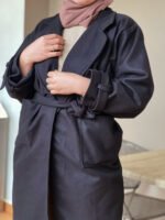 Oversized Coat -Noir-