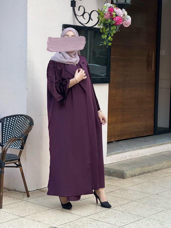 Classy Velour Abaya