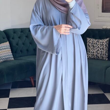 Abaya Khalidj Vibes -lavender pink-