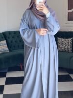 Abaya Khalidj Vibes -lavender pink-