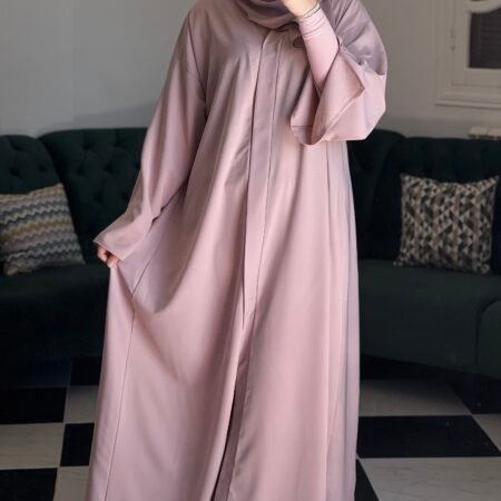 Abaya Khalidj Vibes -lavender pink-