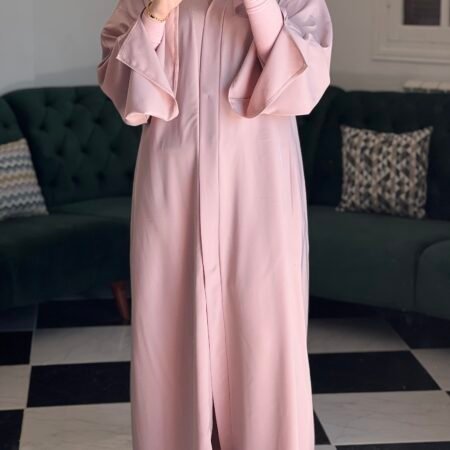 Abaya Khalidj Vibes -lavender pink-