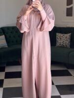 Abaya Khalidj Vibes -lavender pink-