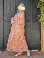 -فستان الندى - مشمشي
