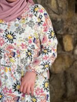 -فستان الندى - أبيض