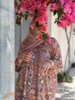 -فستان الرناد - وردي