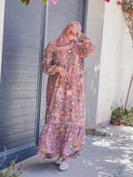 -فستان الرناد - وردي