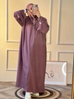 Abaya Khalidj Vibes -Bois de Rose-