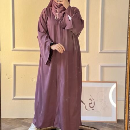 Abaya Khalidj Vibes -Bois de Rose-