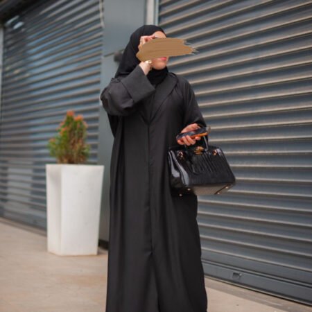 -عباية الرقة -أسود