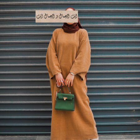 -فستان حنان -كراميل