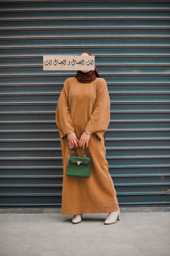 -فستان حنان -كراميل