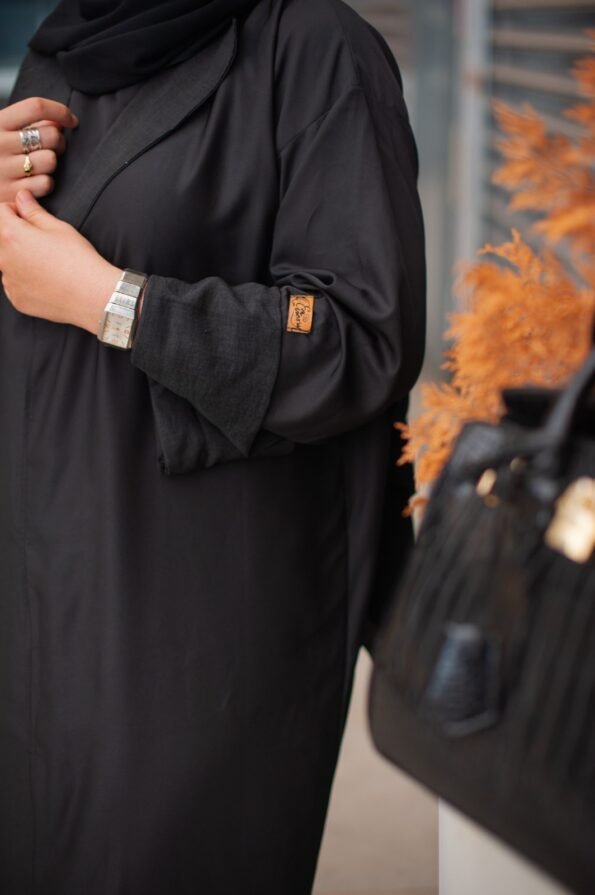 -عباية الرقة -أسود