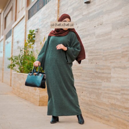 -فستان حنان -أخضر