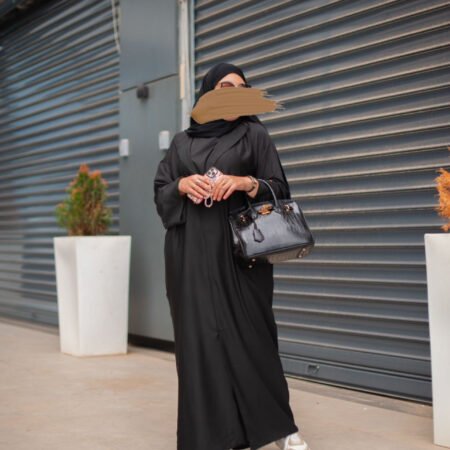 -عباية الرقة -أسود