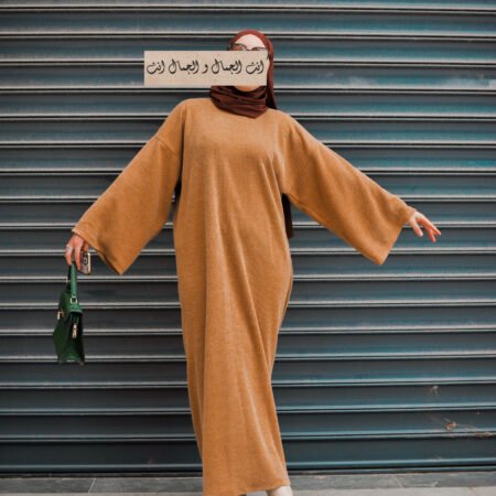 -فستان حنان -كراميل
