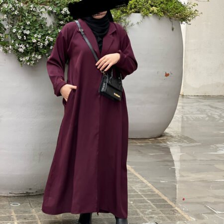 -عباية فيروز -برڨندي