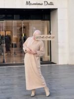 Snow Dress -Pinky Beige-