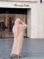 Snow Dress -Pinky Beige-