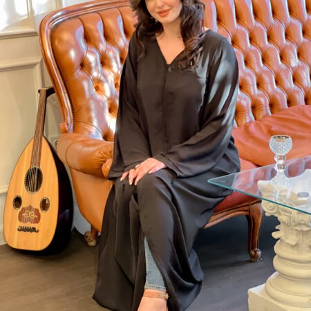 -عباية عبير -أسود