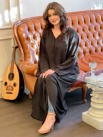 -عباية عبير -أسود