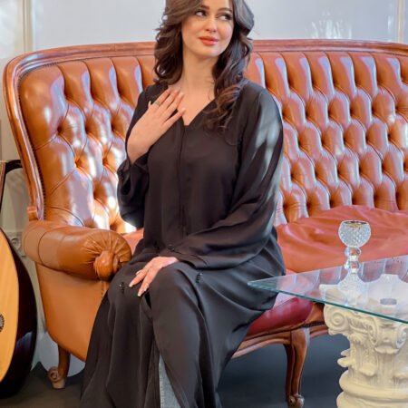 -عباية عبير -أسود