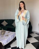 -عباية العربية -أخضر باهت