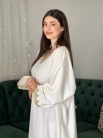 -جبة ذهبية -أبيض