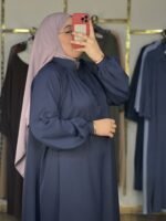 -حجاب ريحان -أزرق جينز