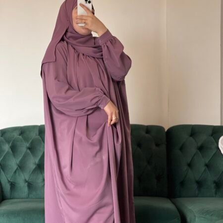 حجاب عفاف -mauve pastel-