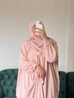 حجاب عفاف -beige rosé-
