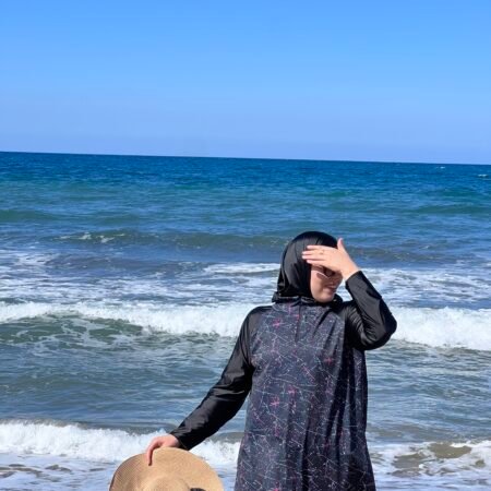 Blue Stars Burkini -Noir-