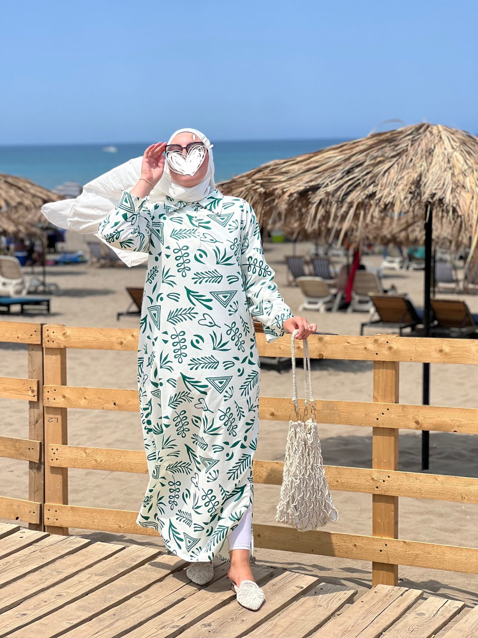 Robe Chemise Maxi -Vert- Robe Chemise Maxi -Vert-