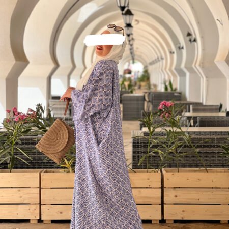 Mosaic Dress -Blue-
