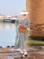 Mosaic Dress -Green-