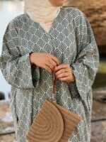 Mosaic Dress -Green-