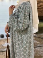 Mosaic Dress -Green-