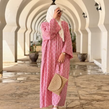Mosaic Dress -Pink-