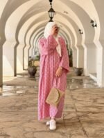 Mosaic Dress -Pink-